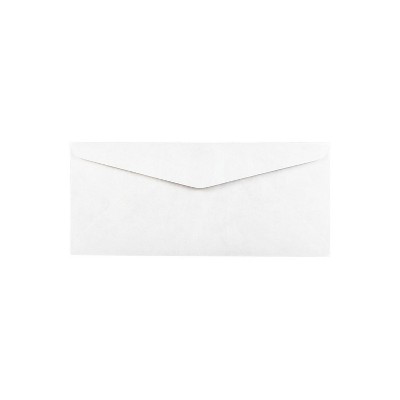 JAM Paper #10 Business Tyvek Tear-Proof Envelopes 4.125" x 9.5" White 2131077