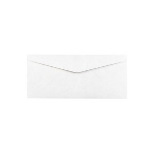 JAM Paper #10 Business Tyvek Tear-Proof Envelopes 4.125" x 9.5" White 2131077 - 1 of 2