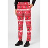 OppoSuits Men's Christmas Suit - Winter Wonderland - Red - 4 of 4