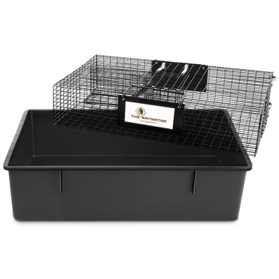 Rugged Ranch Large Metal Wire Live Catch & Release Trap Cage w/ Easy Open Top Lid & 2 Door System