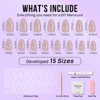 BTArtboxnails Short Almond Aurora Cat Eye - Press On Nails - 4 of 4