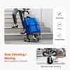 VEVOR Stair Climber Trolley Dolly, 36L Folding Shopping Cart, Grocery Cart Trolley Laundry Stair Climbing Handcart with 6 Wheels & Oxford Cloth Bag - 3 of 4