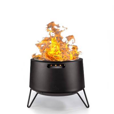 Tiki Social Outdoor Fire Pit Black