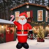Aghana Digitals 8 ft Outdoor Christmas Inflatable Santa Claus with 4 LED Lights - Weather-Resistant - 2 of 4