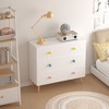Dexmalle Kids 3 Drawer Dresser White - 3 of 4