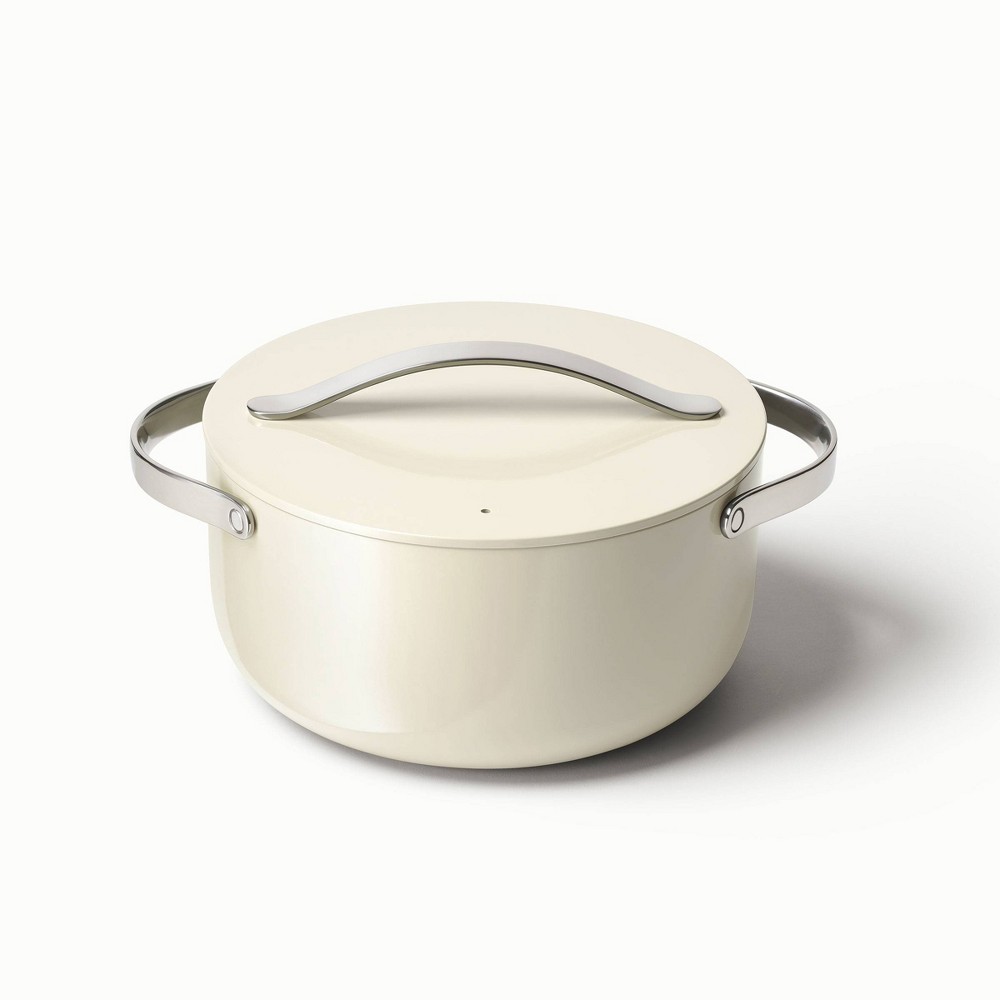 Photos - Pan Caraway Home 6.5qt Dutch Oven with Lid Cream