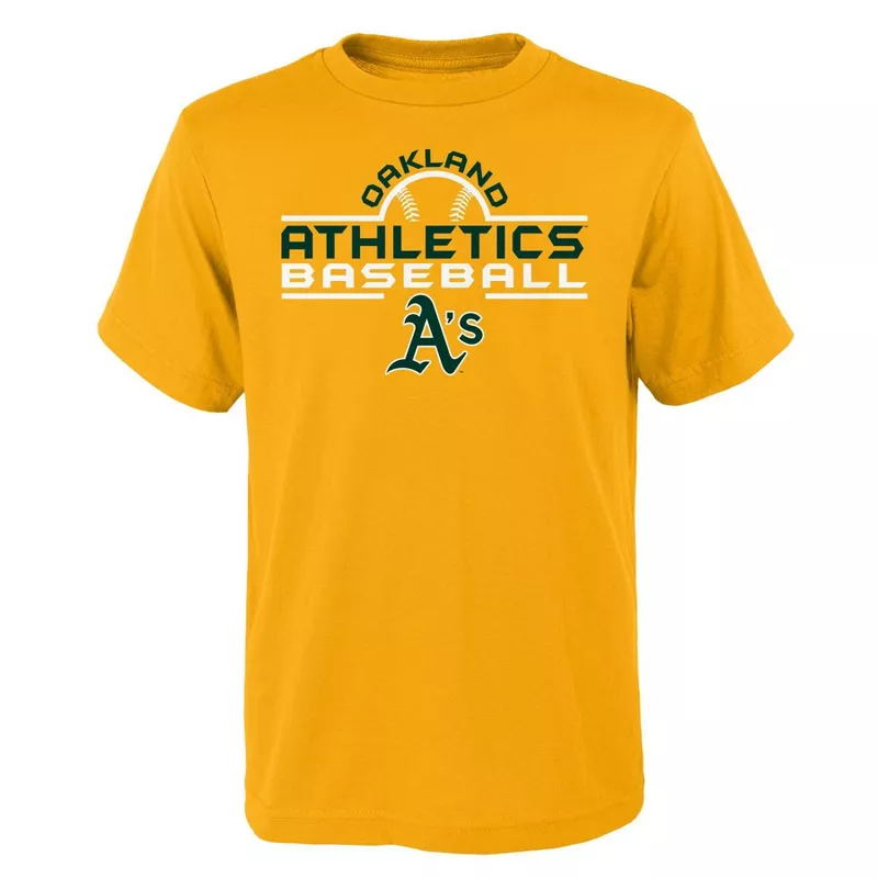 MLB Oakland Athletics Boys' Core T-Shirt - XL