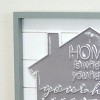 VIP Metal 16 in. Gray Home Your Heart Sign - 4 of 4