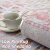 Area Rug Living Room Rug Non Slip Washable Rugs for Bedroom  Geometric Aesthetic Carpet Stain-Resistant Foldable Thin Floor Cover - 3 of 4
