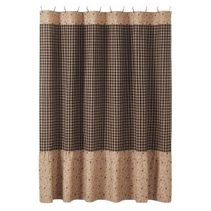 Maisie Ruffled Shower Curtain 72x72 VHC Brands - 1 of 4