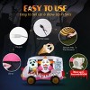 Syemin Decorative Holiday Scene Props Long Halloween Inflatables Outdoor Decorations, Scary Clown Icecream Halloween Yard Decor, White, 48"*120"*96" - 2 of 4