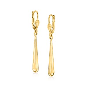 Ross-Simons 10kt Yellow Gold Teardrop Earrings - 1 of 4