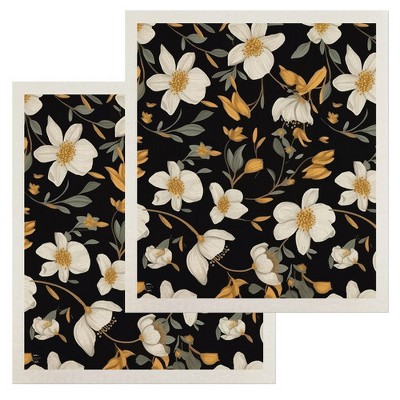 Briarwood Lane Elegant Flowers Swedish Dishcloth (2-pack)