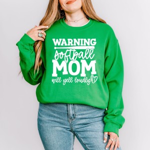 Simply Sage Market Warning Softball Mom Sweatshirt - 1 of 4