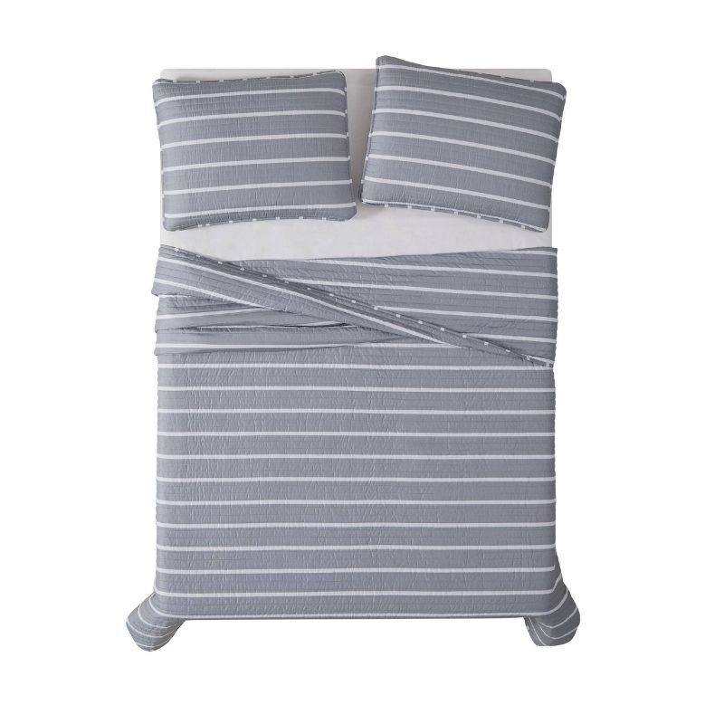 Truly Soft Everyday Maddow Stripe Quilt Set, 5 of 6