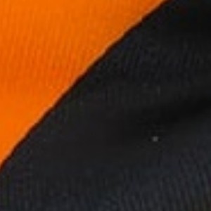 black and orange