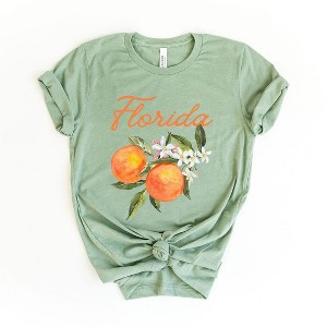 Simply Sage Market Women's Florida Flower Colorful Short Sleeve Graphic Tee - 1 of 3