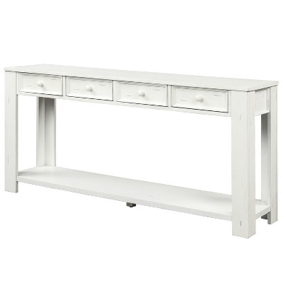 Console Table with Storage Drawers and Bottom Shelf-ModernLuxe