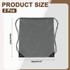 Unique Bargains Fitness Sports Travel Lightweight Drawstring Backpacks 2 Pcs - 2 of 4