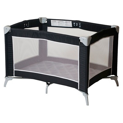 Foundations Sleep n Store Portable Playard - Graphite