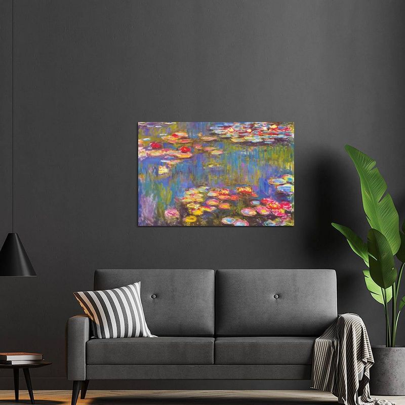 Water Lilies 1916 by Claude Monet Unframed Wall Canvas - iCanvas, 6 of 7