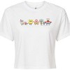 Women's - Spongebob Squarepants - Adorabob Lineup Full Color Cropped Graphic T-Shirt - 2 of 4