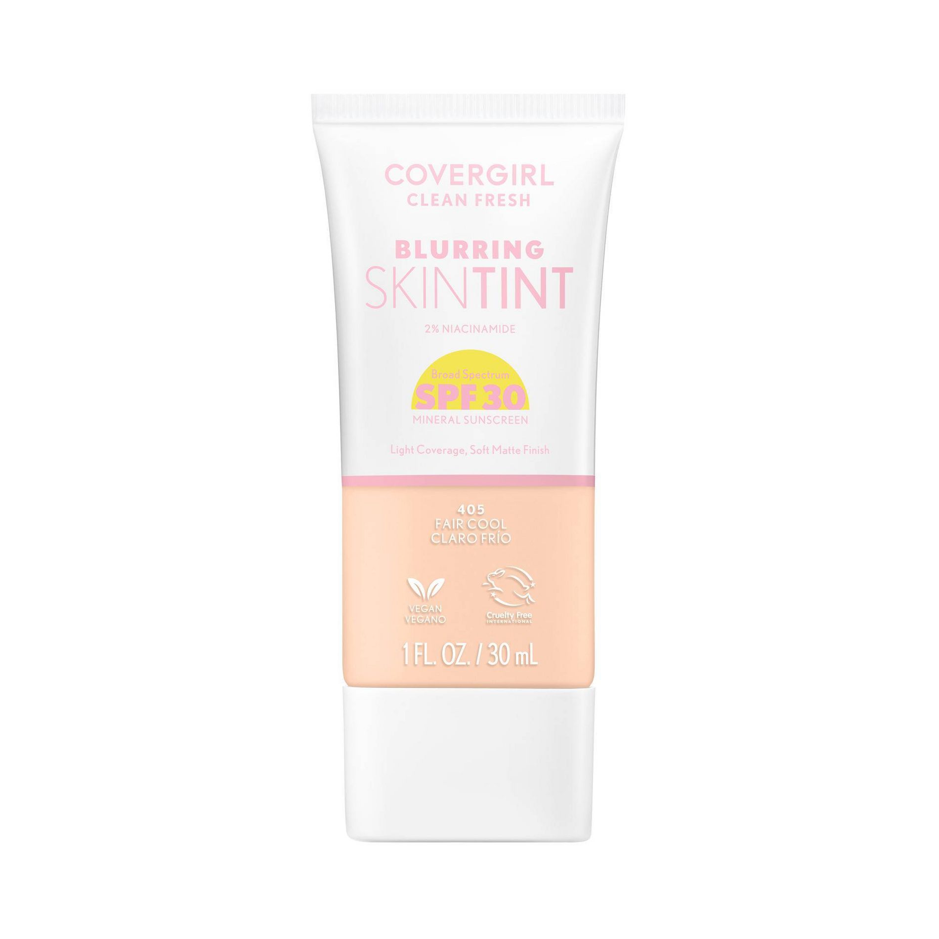 COVERGIRL Clean Fresh Blurring Skin Tint - Fair Cool - 1 fl oz
