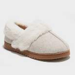 dluxe by dearfoams Women's June Felted Closed Back with Pile Cuff Loafer Slippers