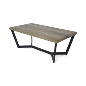 Oakmont Modern Contemporary Coffee Table Antique Gray - Christopher Knight Home