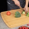Large Bamboo Cutting Board - With Deep Juice Groove, Butchers Block for Turkey, Meat, Cheese & Veggies, Suitable for BBQ - 2 of 4