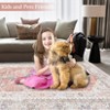 100% Polyester 350g Velvet Weight Folding Bottom-Backed Carpet - Total Weight 1160Gsm, FauxTexture, TPR Washable,Komist Design - 4 of 4