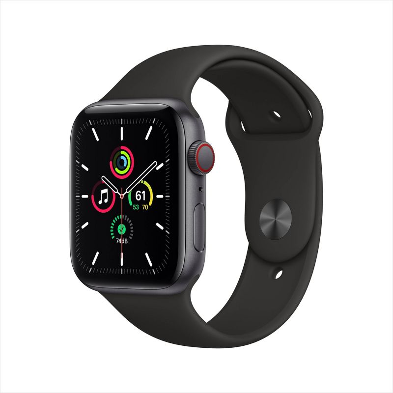 Apple Watch SE (GPS + Cellular) (1st generation) Aluminum Case with Sport Band, 1 of 10