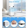 Kismile Portable Air Conditioner 10000 ASHRAE BTU/6000 BTU DOE 115-Volt Vented Medium Room Portable AC Remote Included - 4 of 4