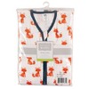 Hudson Baby Infant Boy Muslin Cotton Sleeveless Wearable Sleeping Bag, Sack, Blanket, Foxes - 2 of 2