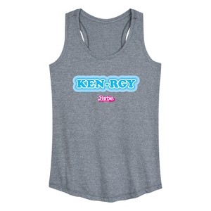 Women's - Barbie - Kenrgy Blue Graphic Racerback Tank - 1 of 4