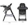 Lycvki Adjustable Baby High Chair 0-6 Years with Safety Belt and Lockable Wheels - 2 of 4