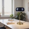 Fortune Candy Modern Black and Gold Table Lamp with Ceramic Fixture, Elegant Desk Light for Home or Office - 3 of 4