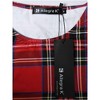 Allegra K Women's Summer Plaid Mini A-Line Sleeveless Fit and Flare Dress - 4 of 4