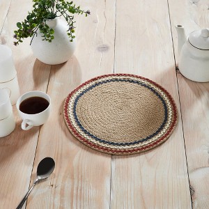 Red White Blue Ric Rac Trivet 12 Inch Diameter - 1 of 1