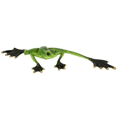 Design Toscano Wallace The Flying Frog Statue - Green