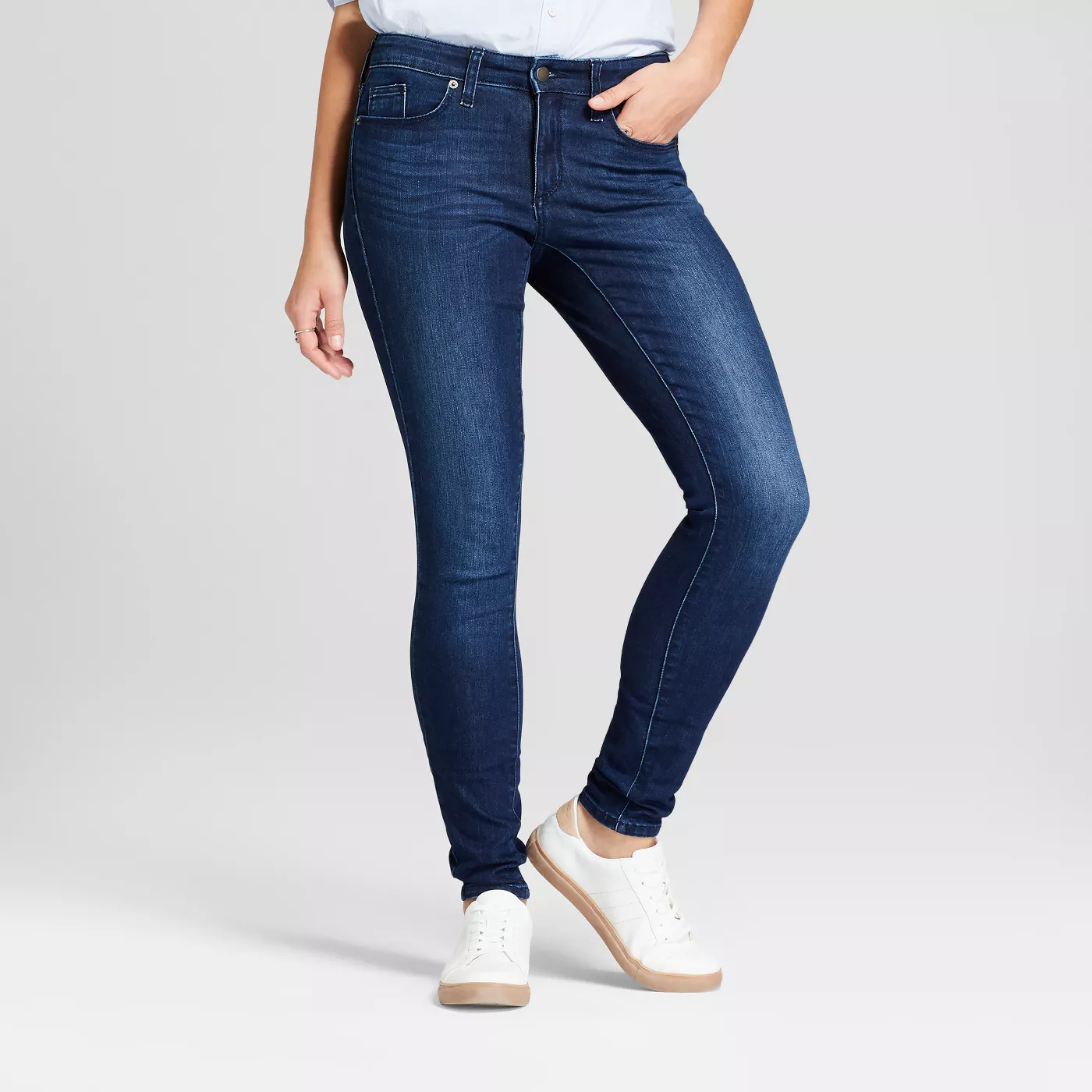 Women's Mid-Rise Skinny Jeans - Universal Thread™ Dark Wash