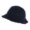 David & Young Women's Distressed Bucket Hat with Frayed Edges - image 2 of 2