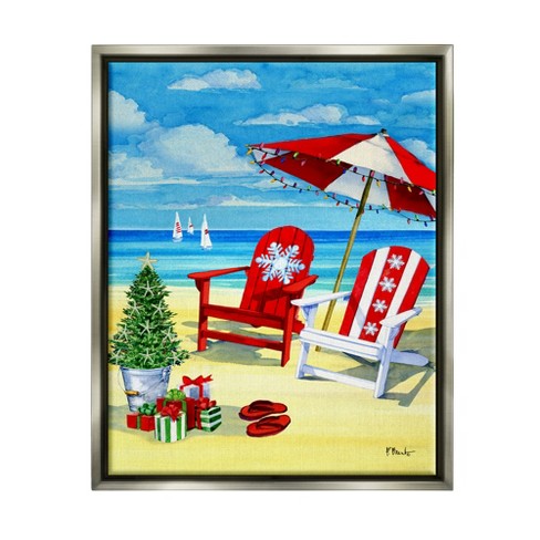 Stupell Industries Holiday Beach Scenery, 17'' x 21'' - image 1 of 4