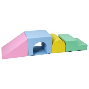 Foam Climbing Blocks for Toddlers and Preschoolers - Soft Climbing Indoor Set - 1 of 4