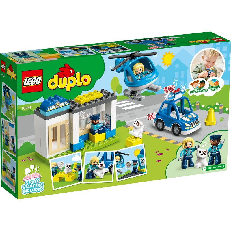 LEGO DUPLO Rescue Police Station &#38; Helicopter Toy Set 10959, 5 of 8