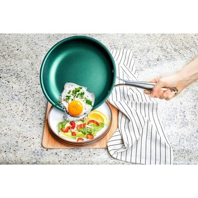 Emerald Green 10-Inch Aluminum Nonstick Fry Pan