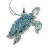 Holiday Ornaments Coast Beaded Turtle Ornament  -  One Ornament 1.25 Inches -  Department 56  -  6007292  -  Plastic  -  Blue - image 2 of 3