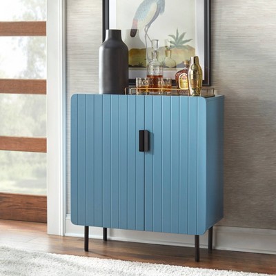 Fulton 2 Door Channel Front Buffet Blue - Buylateral