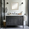 Amanti Art Lila Beveled Wood Framed Bathroom Vanity Wall Mirror - 4 of 4