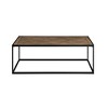 NicBex Contemporary Coffee Table Rectangle/Square Parquet Wood Top Modern Design, Easy Assembly for Living Room or Office - 3 of 4